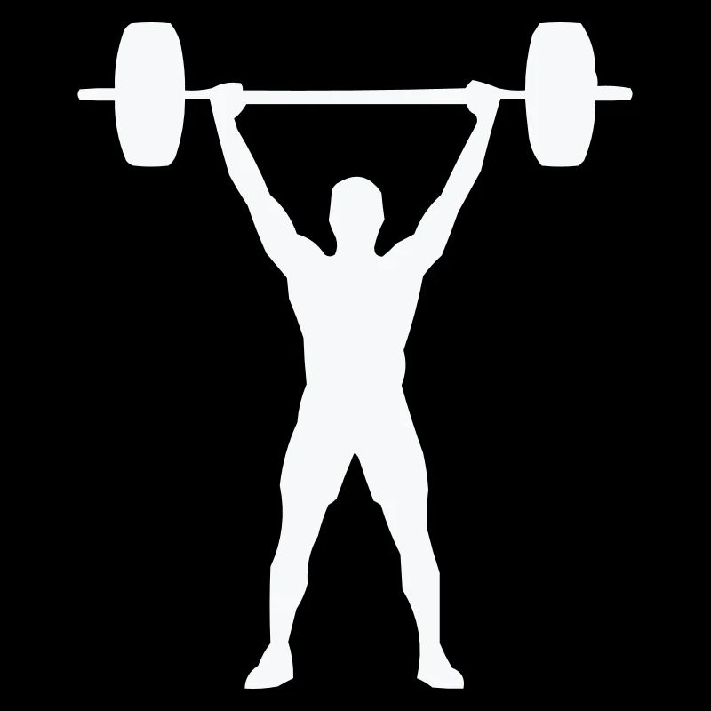 Weightlifting Silhouette Weight Training