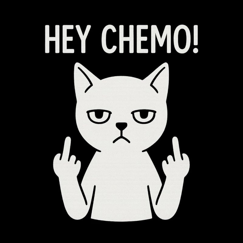 Chat de soutien chimio-chimio-insolent