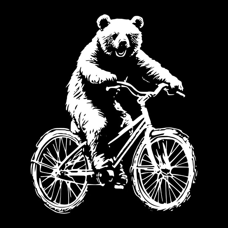 Funny Bicycle Bear