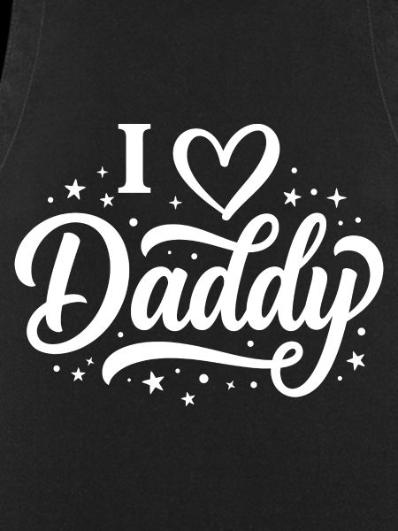 I Love Daddy Script Tee