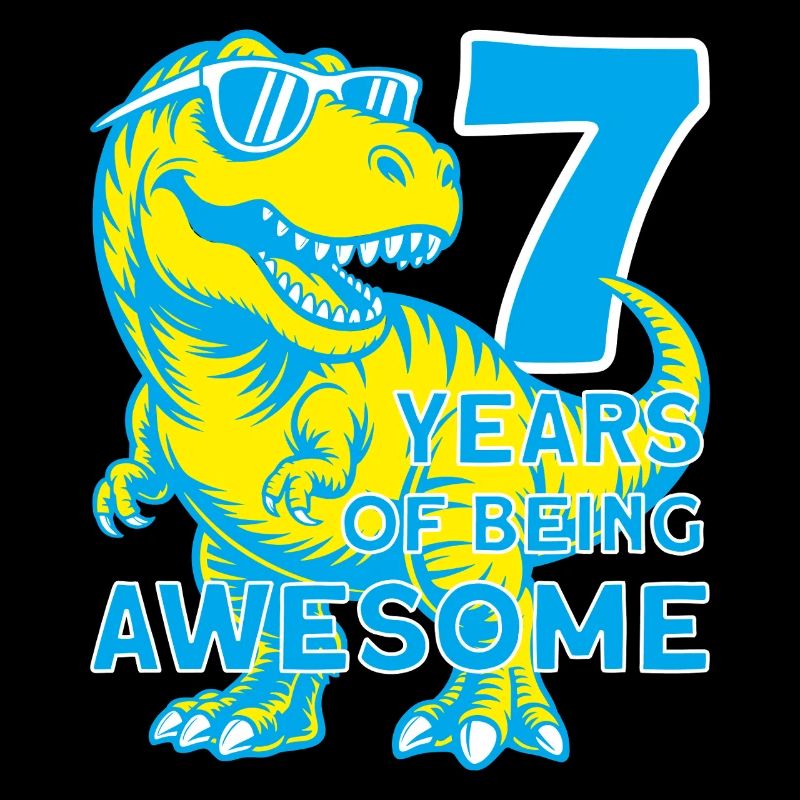 DINO 7 JAHRE DINOSAURIER 7. GEBURTSTAG