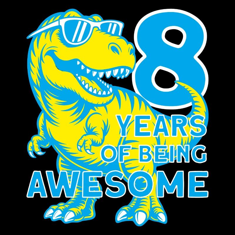 DINO 8 JAHRE DINOSAURIER 8. GEBURTSTAG