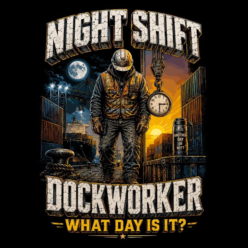 Hafenarbeiter Docker de nuit