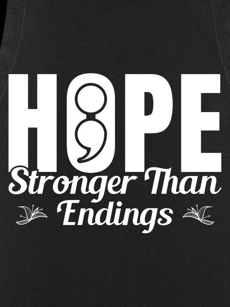 Semi Colon Hope Stronger Semicolon