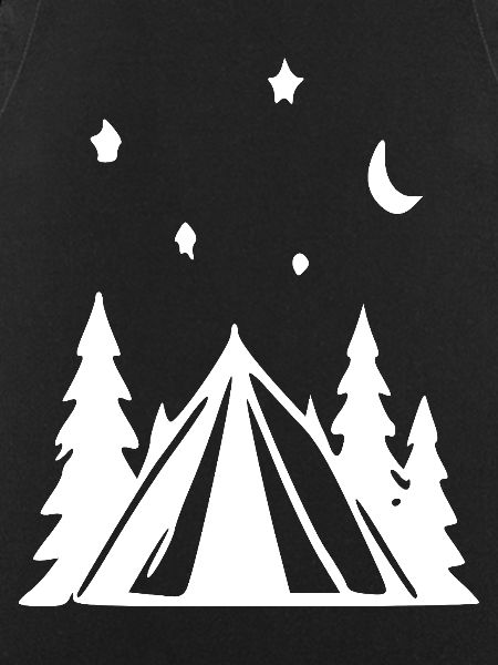 Night Forest Tent Camping
