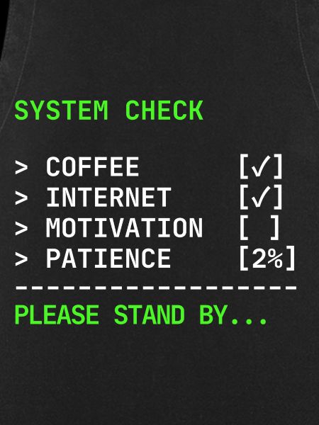 System Check – IT Admin Terminal Design
