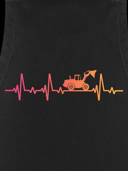 Sunset Loader Heartbeat Bulldozer