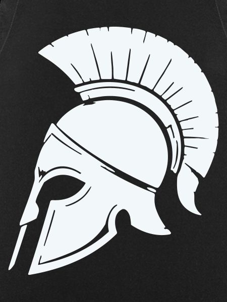 Spartan Helmet Guard Graphic Blue
