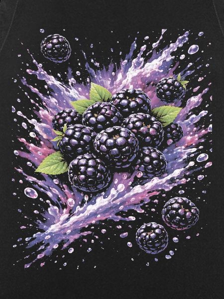 Brombeeren Wildfrucht Schwarze Spritzkunst