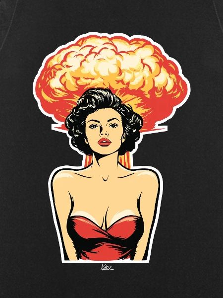 Retro Pop Bombshell Kunst