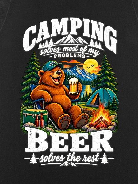 Funny Bear Camping Design
