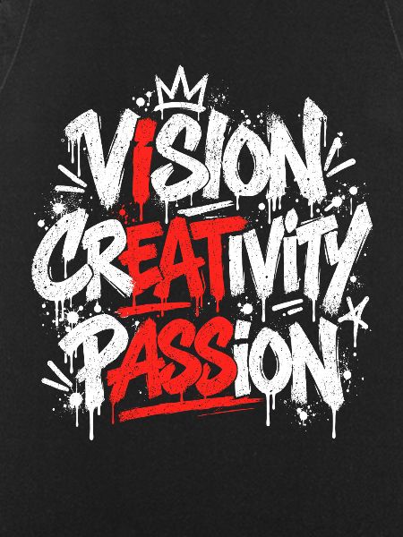 Vision Creativity Passion Graffiti
