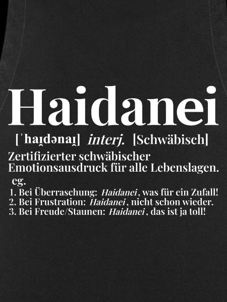 Haidanei Schwäbisch Definition Wörterbuch
