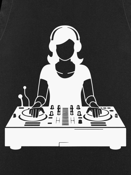 DJane am Mixertisch