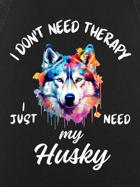 Lebendiger sibirischer Husky-Splash