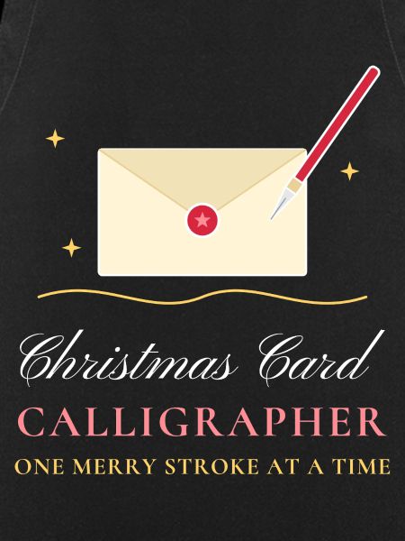 Weihnachtskarten-Kalligraph Handschrift
