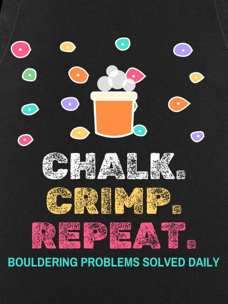 Chalk Crimp Repeat Bouldering Klettern