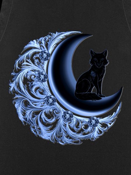 Celestial Fuchs Mond Magisch Mystic T Shirt