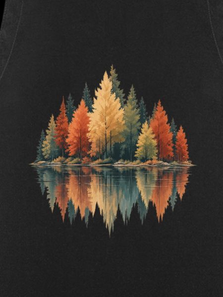 Herbstwald Spiegelbild