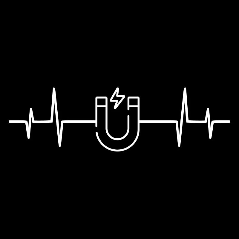 Heartbeat magnet physics science gift idea