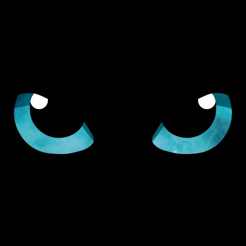 Yeux de chat Bleu