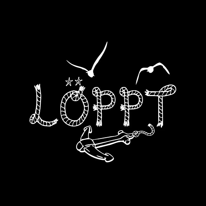 Löppt Anker Möwen Plattdeutsch maritim Geschenk