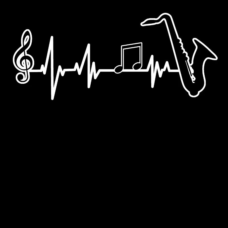 Saxophone ECG Saxophone Heart Line Player