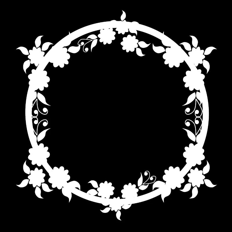 Ornements Cadre circulaire Texte de base