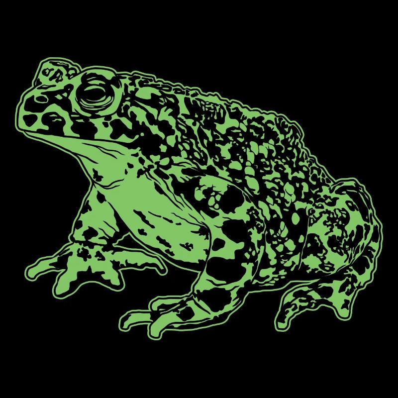 Toad Frog Graphic Aquatic Amphibian Frog Lovers
