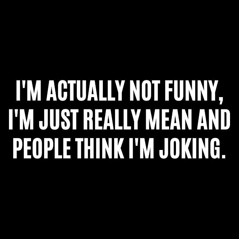 Ich bin eigentlich nicht lustig