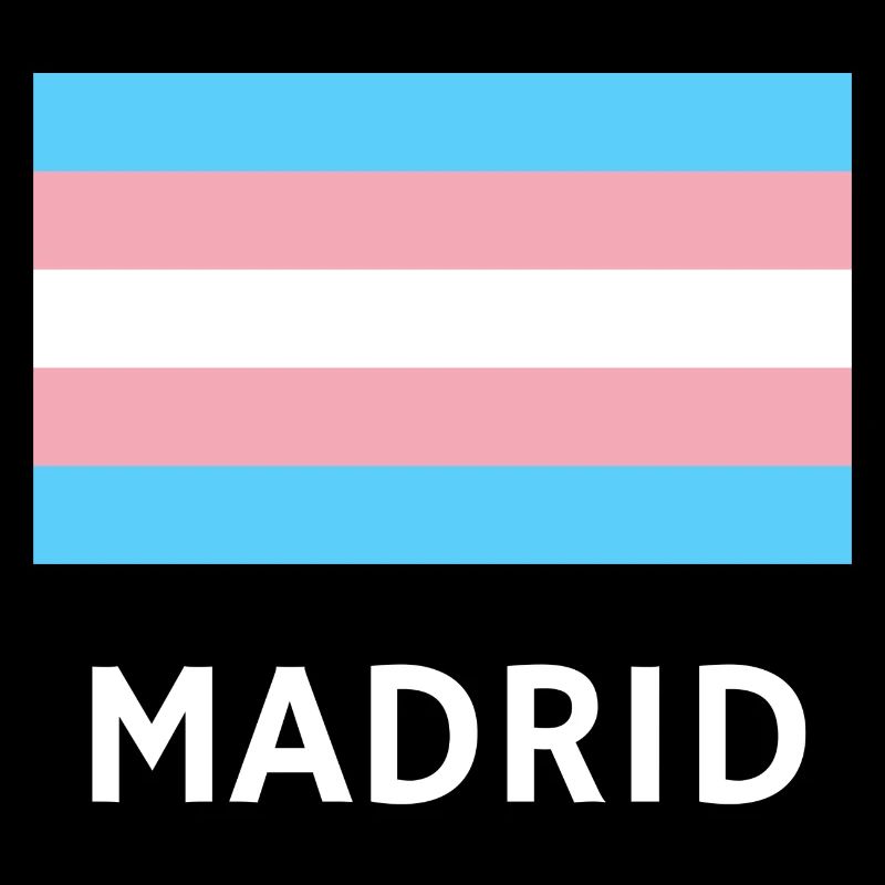 Drapeau de la Trans Pride Madrid