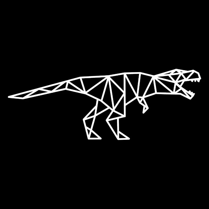 T Rex Geometrisch Linien