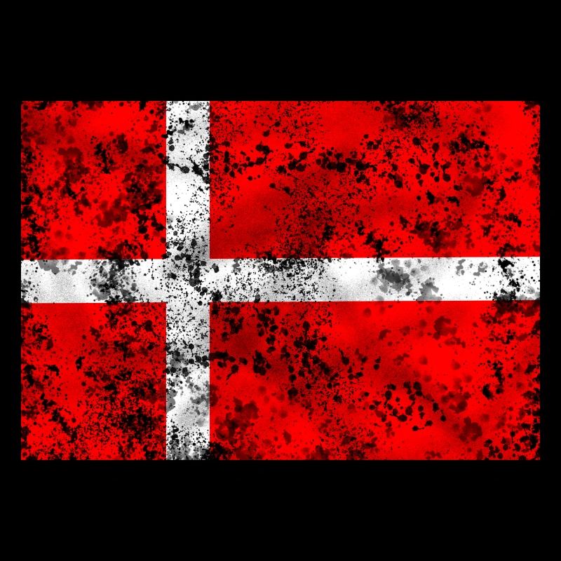 Dänemark Flagge Vintage