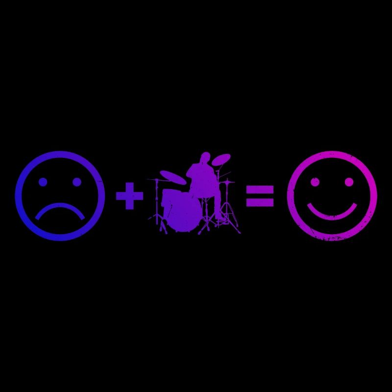 Percussionist Drum Kit Men's Drummer