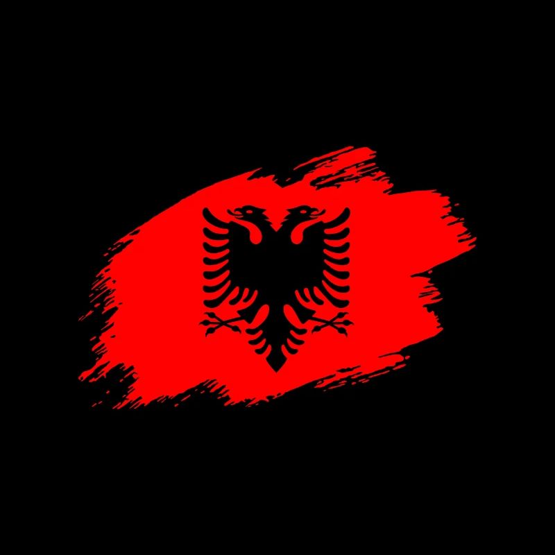 Albanie drapeau albanais drapeau