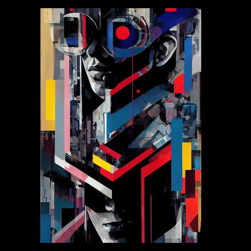 Art de la musique moderne Style cyber punk