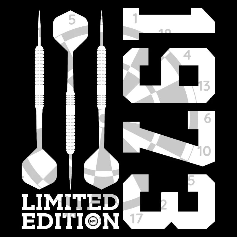 LIMITED EDITION 1973 DARTS 53. GEBURTSTAG
