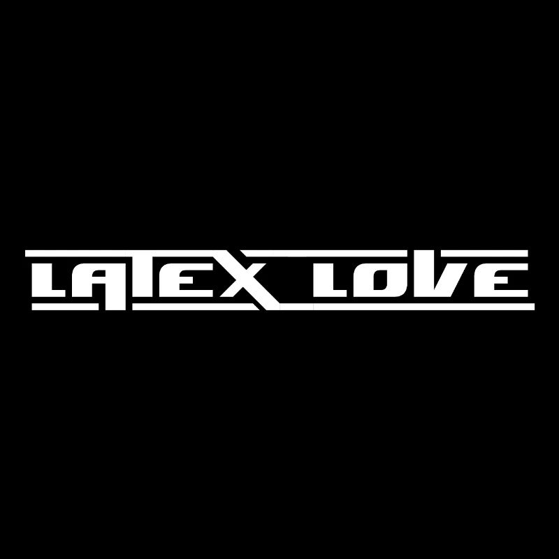 Lettertype ontwerp "Latex Love"