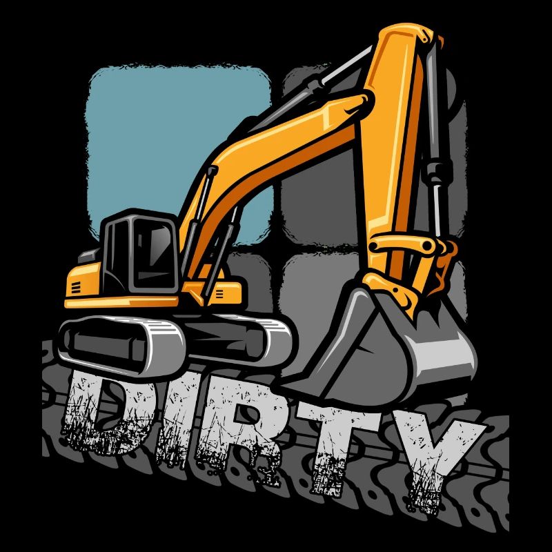 bagger "baggerfahrer gräbt löcher"