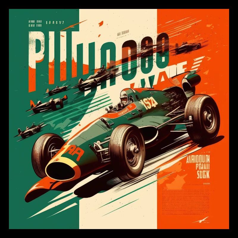 Retro Auto Poster Vintage Auto old School
