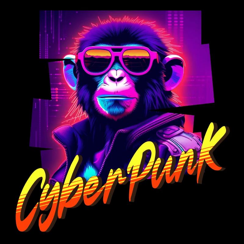 Cyberpunk Monkey