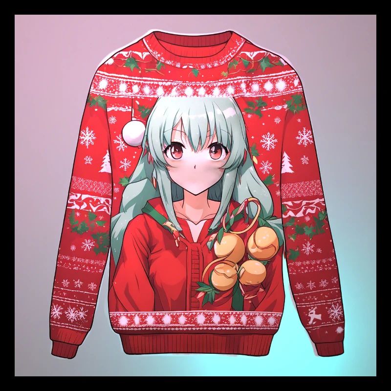 pull de Noël moche