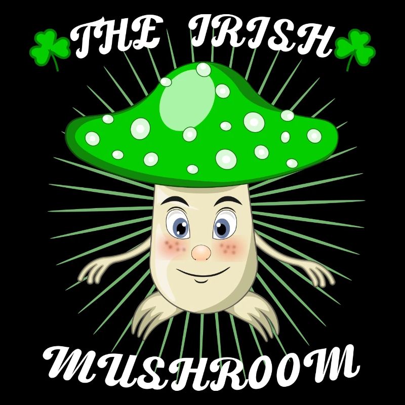 Le champignon irlandais, drôle de conception de champignons
