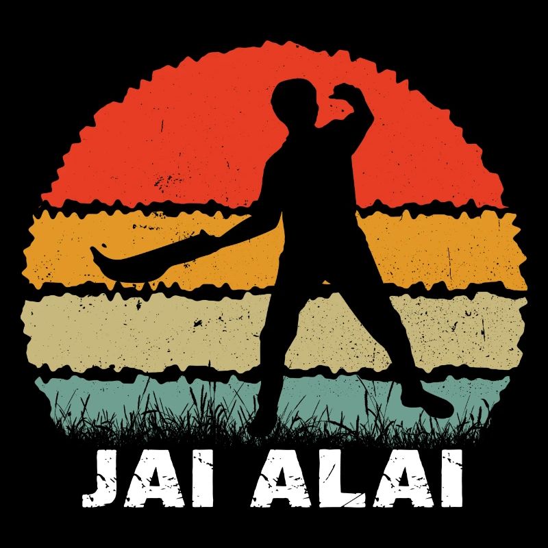 Retro Jai Alai Pelota Basque Racket Fastest
