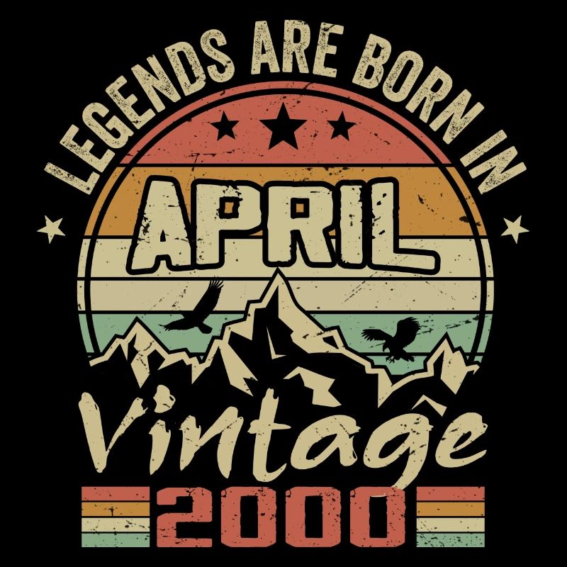 Born in April 2000 Vintage - April 2000 Gift
