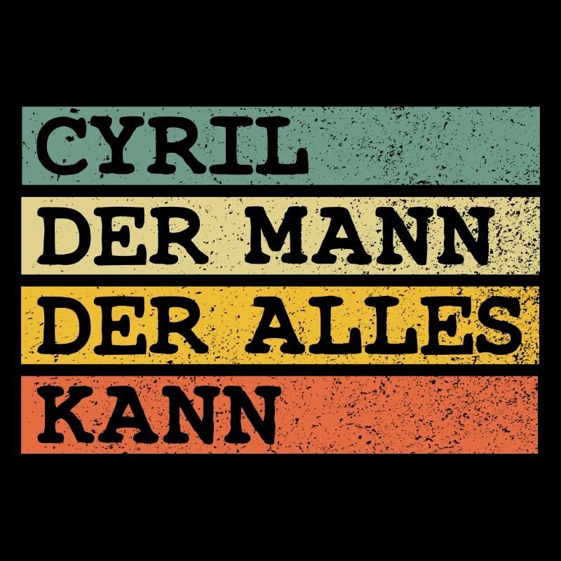Der Mann Der Alles kann Cyril