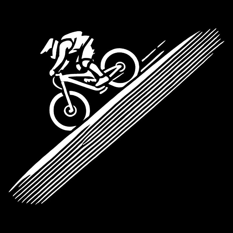 Mountainbiker Downhill