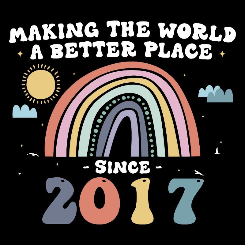 Die Welt zu einem besseren Ort machen seit 2017, 6.
