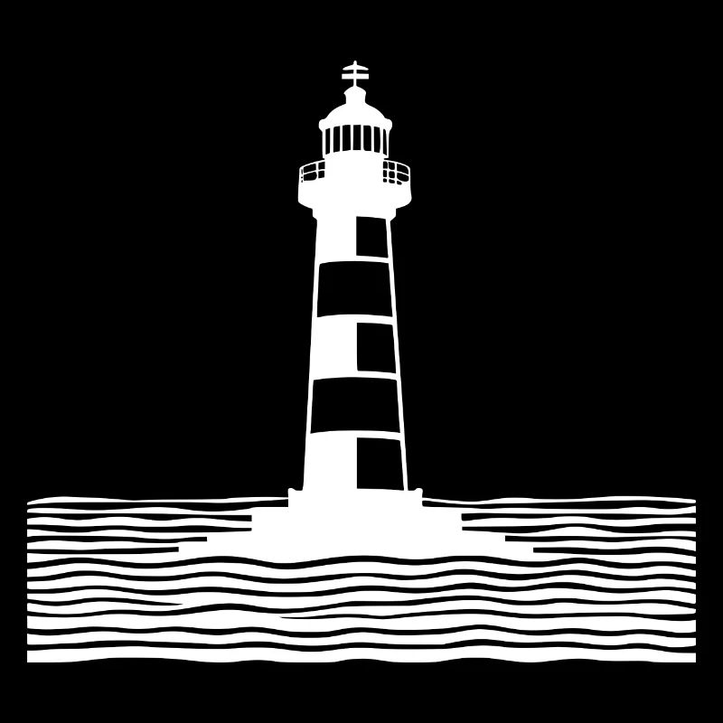 Leuchtturm 1 weiß