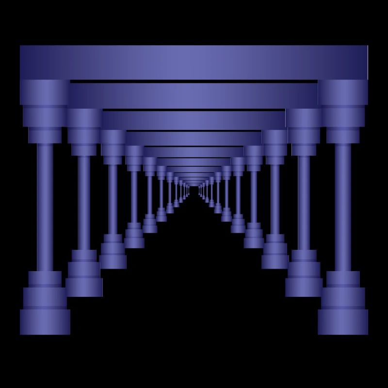 3D ancient pillars